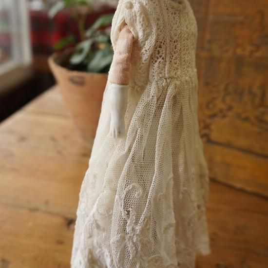 ドイツ アンティーク チャイナヘッドドール 22cm ビスクドール