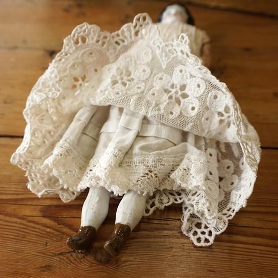 アンティーク ビスクドールドイツ ベルタ ローブローチャイナヘッドドール アンティーク ビスクドールドイツ ベルタ ローブローチャイナ