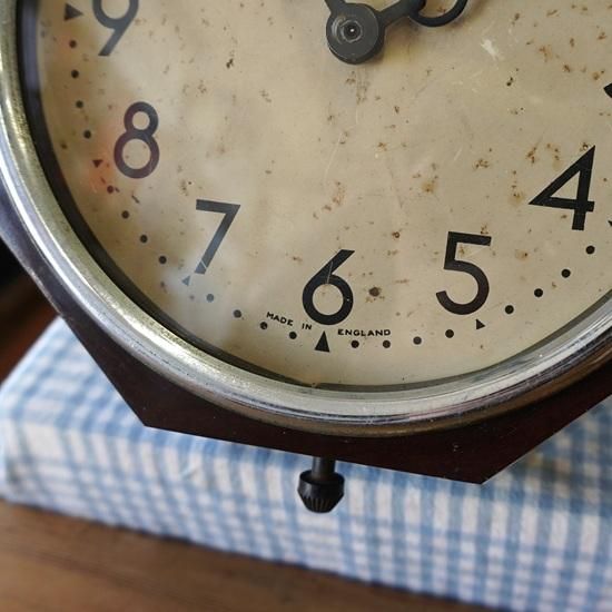 イギリス アンティーク スミス社 ウォールクロック 八角形 小型の