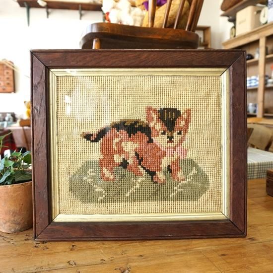 イギリス購入★木製額入り絵 PIG & SHEEP イギリス購入☆木製額入り絵 PIG & SHEEP