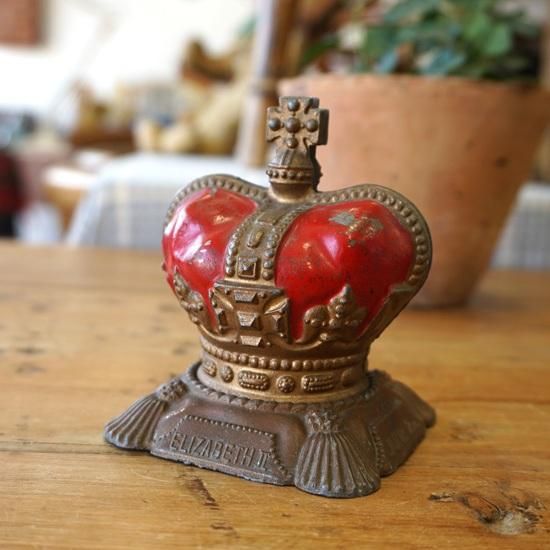 イギリス ヴィンテージ エリザベス女王戴冠記念の貯金箱 コインバンク