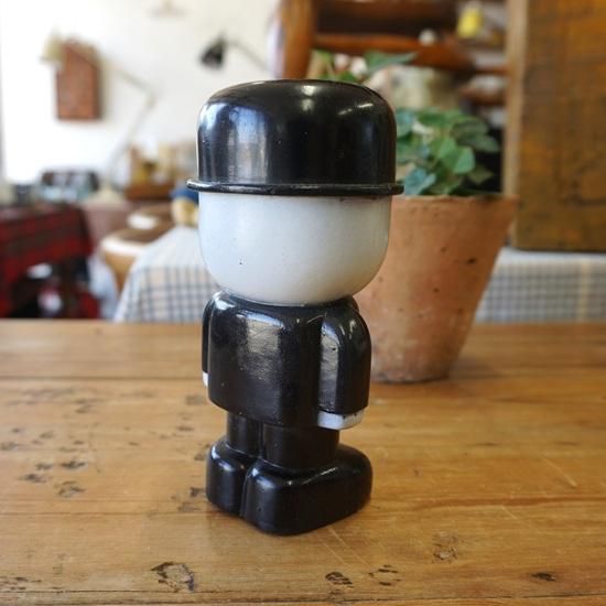 超レア　アンティーク　30s ボストンテリア　バンク　ヴィンテージ　貯金箱 イギリス ヴィンテージ ホームプライド社 フレッドの貯金箱 - drop