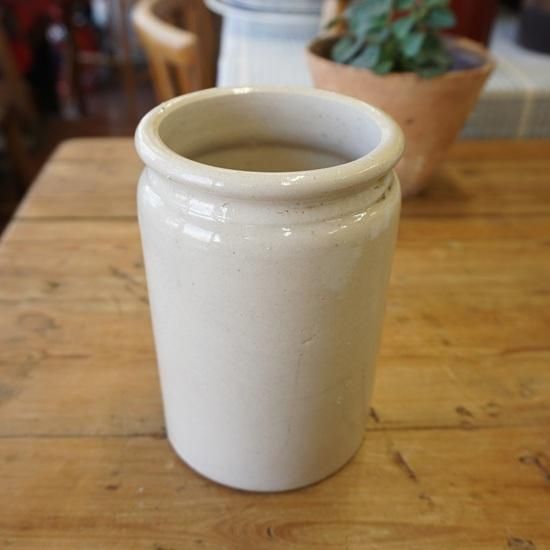 イギリス アンティーク ストーンウェアポット ジャムポット ジャム