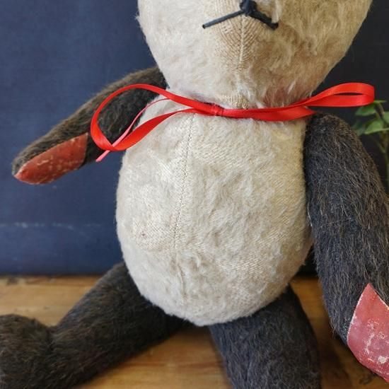 イギリス ヴィンテージ ぬいぐるみ テディベア 古い大きなパンダ