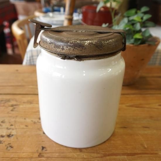 ドイツ製 アンティーク 蓋付きキャニスター ドイツ製 アンティーク 蓋付きキャニスター ドイツ製 アンティーク 蓋