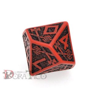 D10単品・ドワーフ【レッド&ブラックダイス】 10面×1個
