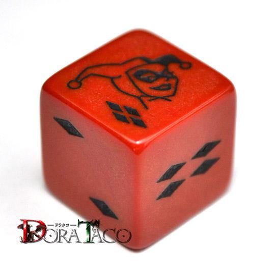 【昭和メンコ（バットマン）】12点セット ジョーカー・バットマン ミニチュアゲームダイスセット D6×6個