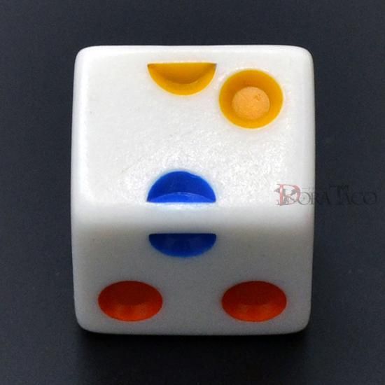 7面ダイス単品【ホワイト】 - クトゥルフ神話TRPGサイコロのドラタコ