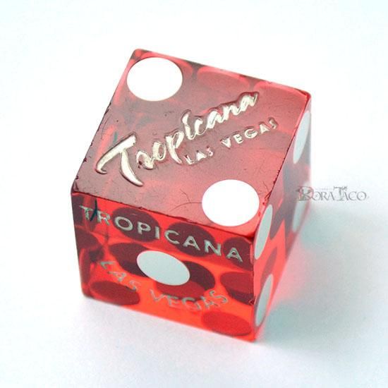 レア　本物　カジノ　トランプ　サイコロ 使用済み◇カジノ用サイコロ 19mm【Tropicana】 - クトゥルフ