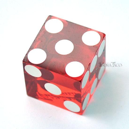 使用済み◇カジノ用サイコロ 19mm【Tropicana】 - クトゥルフ