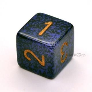 まだら模様【トワイライト＆イエロー】6面サイコロ(ダイス