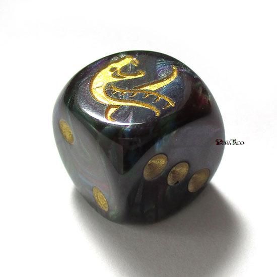 蛇座さま専用です。 黄道十二星座ダイス【へびつかい座-影】6面サイコロ単品（蛇遣座