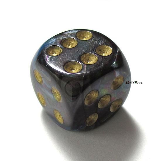 黄道十二星座ダイス【へびつかい座-影】6面サイコロ単品（蛇遣座