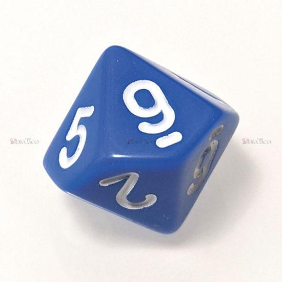 サイコロ 単品◇不透明【青】10面サイコロ(ダイス) - クトゥルフ神話TRPG