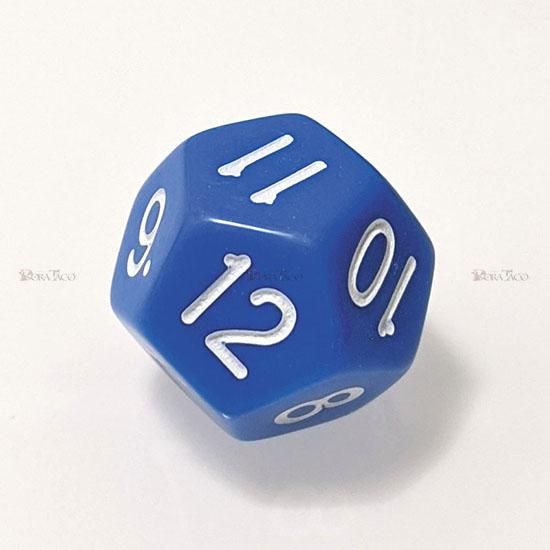 単品◇不透明【青】12面サイコロ(ダイス) - クトゥルフ神話TRPG