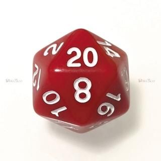 単品◇不透明【赤】10面サイコロ(ダイス) - クトゥルフ神話TRPG