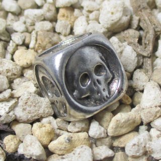 金属製ガイコツ６面体（12mm）metal skull dice