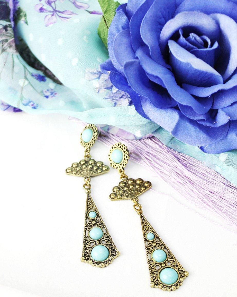 全6色〉p_a_562190ピアス - フラメンコ衣装のマンサニージャ