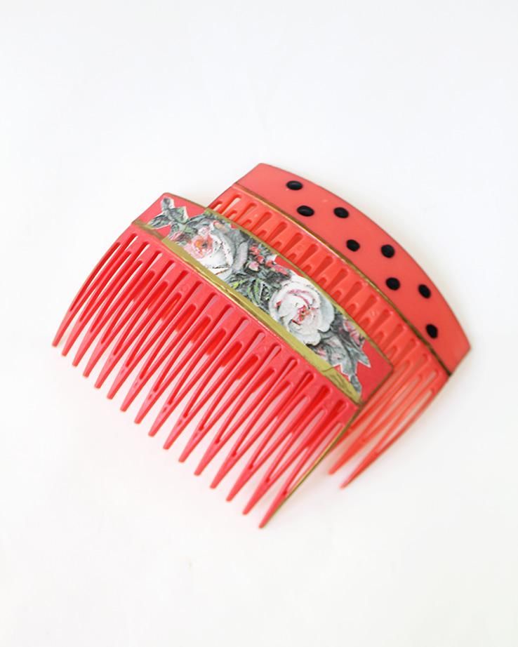 hpk131ペイネタ 2個セット - フラメンコ衣装のマンサニージャ