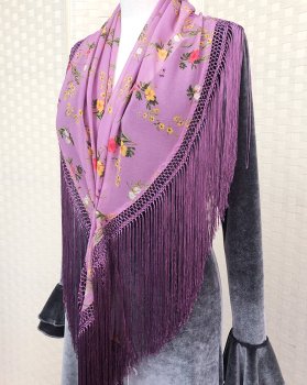 hpc275oskシージョ　うす紫×花柄〈Rimaデザイン〉
