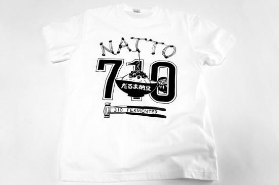 だるま納豆オリジナルTシャツ ホワイト M - 本場水戸 だるま納豆