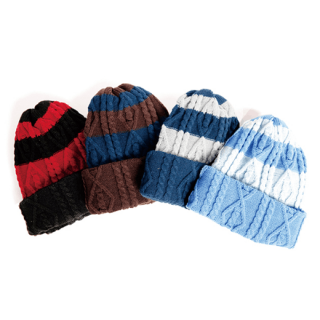 Antoni border knit cap