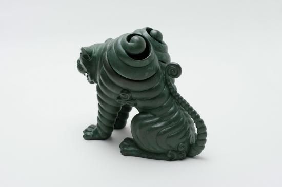 石版彫刻　虎　台湾製　レア物 予約注文】銅 阿吽之虎 青銅「阿形」 - 清課堂オンラインストア