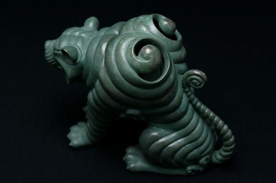 帝釈天　蝋型青銅製 帝釈天 蝋型青銅製