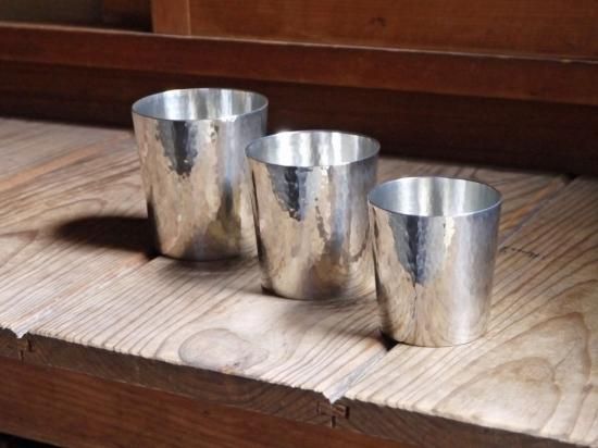 錫 鎚目タンブラー（大 450cc） - 清課堂オンラインストア