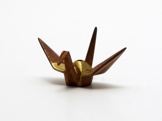 銅 香立 折鶴（大） - 清課堂オンラインストア