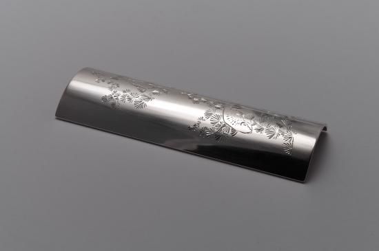 純銀茶合 北斎図刻（金魚） - 清課堂オンラインストア