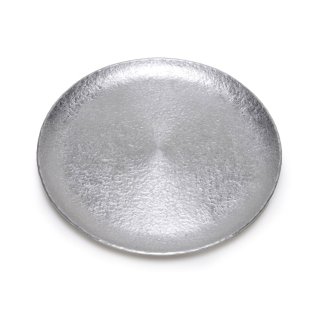 錫 満月皿 6寸