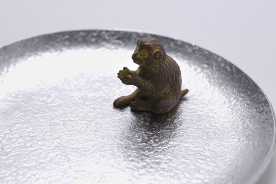 銅 香立 猿（錫受皿付セット） - 清課堂オンラインストア