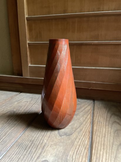 鍛銅鑞流花器 / Tando Ronagashi Kaki (Hammered Copper Flower Vase