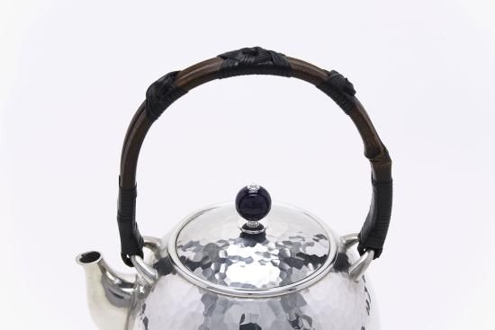 中国　古銅宣徳銅　霊芝摘　水注　水滴　D　R6503 錫 鞠形急須 紫水晶摘み - 清課堂オンラインストア