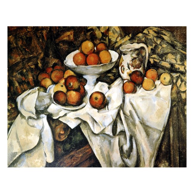ポール・セザンヌ「リンゴとオレンジ」 ３号～100号プリハード・デジタ 