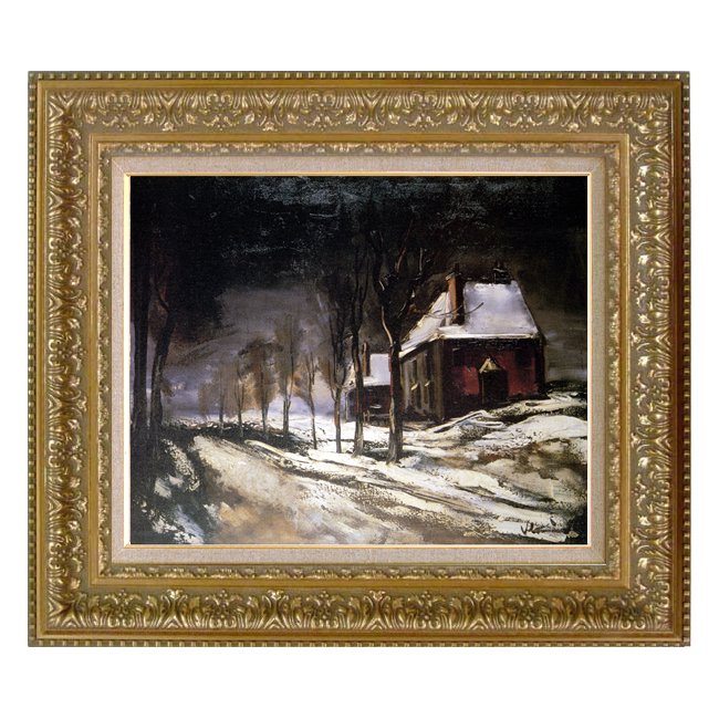 モーリス・ド・ブラマンク「雪の道と家」 ３号～100号プリハード 