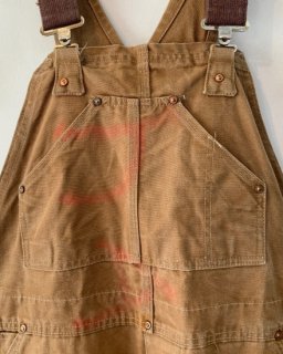 <img class='new_mark_img1' src='https://img.shop-pro.jp/img/new/icons1.gif' style='border:none;display:inline;margin:0px;padding:0px;width:auto;' />1970s  carhartt  brown duck double knee overall . size 40 x 32 .
