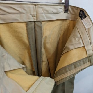<img class='new_mark_img1' src='https://img.shop-pro.jp/img/new/icons1.gif' style='border:none;display:inline;margin:0px;padding:0px;width:auto;' />1980s  Land's End  khaki work slacks with flannel lining . made in usa . size 34 x 30 .