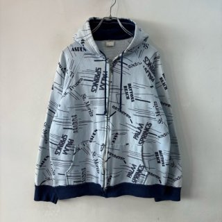 <img class='new_mark_img1' src='https://img.shop-pro.jp/img/new/icons1.gif' style='border:none;display:inline;margin:0px;padding:0px;width:auto;' />1980s all over pattern zip up parka . made in romania . size xlarge . 