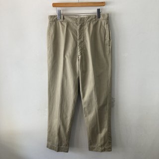 <img class='new_mark_img1' src='https://img.shop-pro.jp/img/new/icons1.gif' style='border:none;display:inline;margin:0px;padding:0px;width:auto;' />1970y  us military  all cotton chino trousers . size 34 x 31 . 