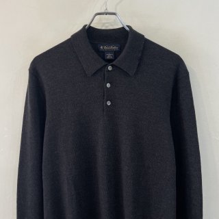 <img class='new_mark_img1' src='https://img.shop-pro.jp/img/new/icons1.gif' style='border:none;display:inline;margin:0px;padding:0px;width:auto;' />  Brooks Brothers  all merino wool knit polo shirts . size large .
