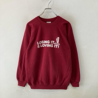 <img class='new_mark_img1' src='https://img.shop-pro.jp/img/new/icons1.gif' style='border:none;display:inline;margin:0px;padding:0px;width:auto;' />1980s  NUTRA-BOLIC printed sweatshirts . made in usa . size large .