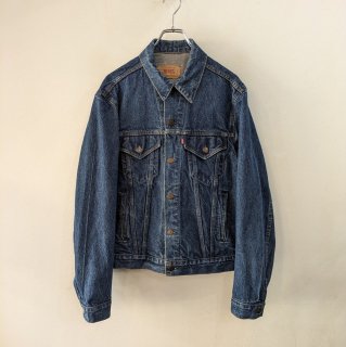 <img class='new_mark_img1' src='https://img.shop-pro.jp/img/new/icons1.gif' style='border:none;display:inline;margin:0px;padding:0px;width:auto;' />1980s  Levi's 71506  denim 4 pocket trucker jacket . made in usa . size 44 L .