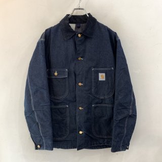 <img class='new_mark_img1' src='https://img.shop-pro.jp/img/new/icons1.gif' style='border:none;display:inline;margin:0px;padding:0px;width:auto;' />1980s  Carhartt / michigan chore coat  denim coverall jacket . made in usa . size 42 .