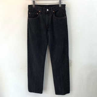 <img class='new_mark_img1' src='https://img.shop-pro.jp/img/new/icons1.gif' style='border:none;display:inline;margin:0px;padding:0px;width:auto;' />1990s  Levis 505 black denim pants . made in usa . size 31 x 29 . ɡ