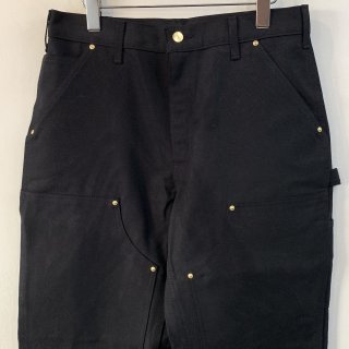 <img class='new_mark_img1' src='https://img.shop-pro.jp/img/new/icons1.gif' style='border:none;display:inline;margin:0px;padding:0px;width:auto;' />new  Carhartt  black duck cloth double knee painter pants . made in usa . size 32 x 32 .