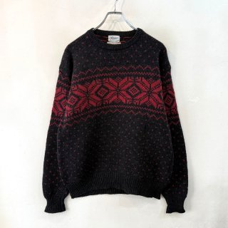 <img class='new_mark_img1' src='https://img.shop-pro.jp/img/new/icons1.gif' style='border:none;display:inline;margin:0px;padding:0px;width:auto;' />1980s  Peters  wool hand knit sweater . size large .