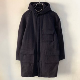 <img class='new_mark_img1' src='https://img.shop-pro.jp/img/new/icons1.gif' style='border:none;display:inline;margin:0px;padding:0px;width:auto;' />1960s  navy wool hooded half coat .  size 38 .