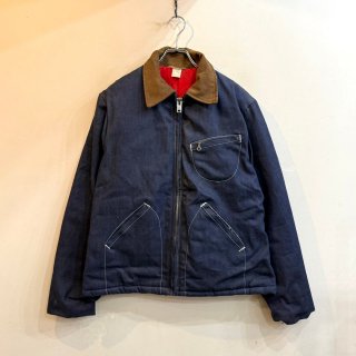 <img class='new_mark_img1' src='https://img.shop-pro.jp/img/new/icons1.gif' style='border:none;display:inline;margin:0px;padding:0px;width:auto;' />dead stock 1970s  Key Denim . zip up denim jacket . made in usa . size 40 regular .